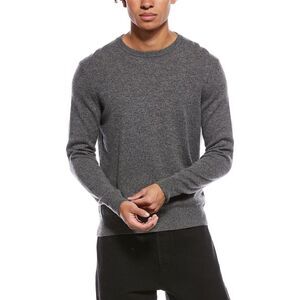 Phenix Mens  Cashmere Crewneck Sweater, Grey